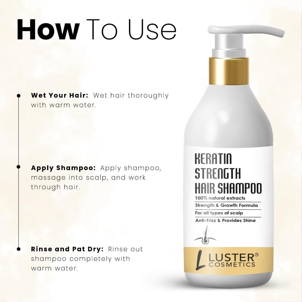 Keratin Strength Hair Shampoo 300 ml Pack of 1