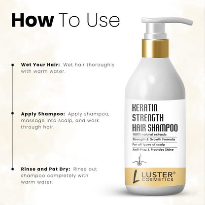 Keratin Strength Hair Shampoo 300 ml Pack of 1