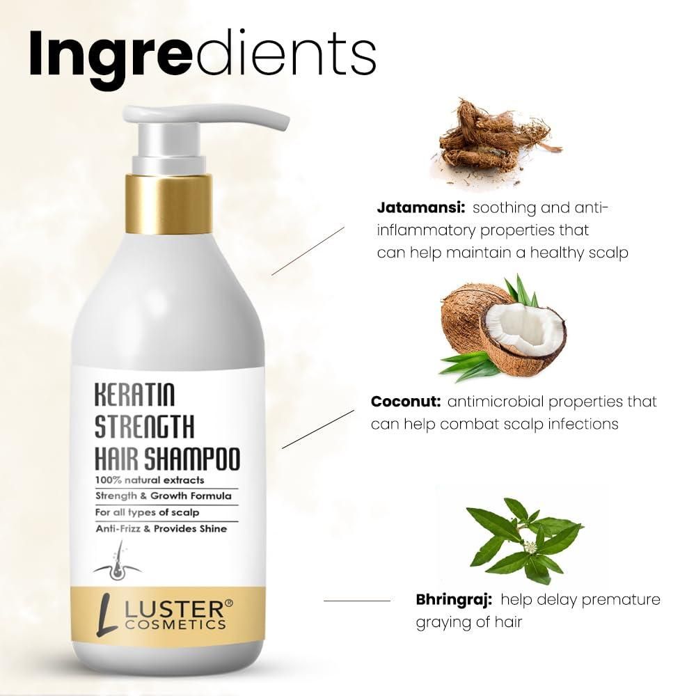 Keratin Strength Hair Shampoo 300 ml Pack of 1