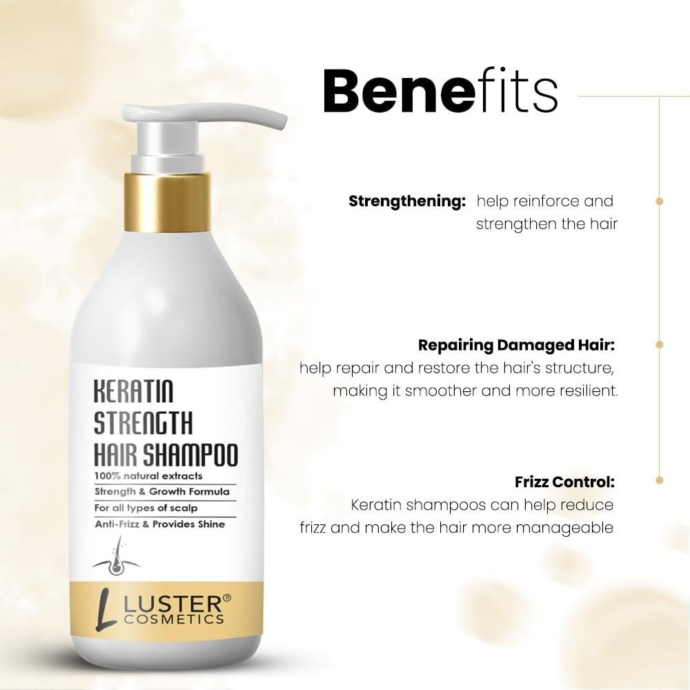 Keratin Strength Hair Shampoo 300 ml Pack of 1